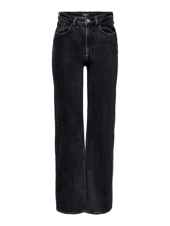 ONLY Jeans ONLJUICY LIFE HW WIDE LEG REA244 comfort/relaxed in Schwarz günstig kaufen