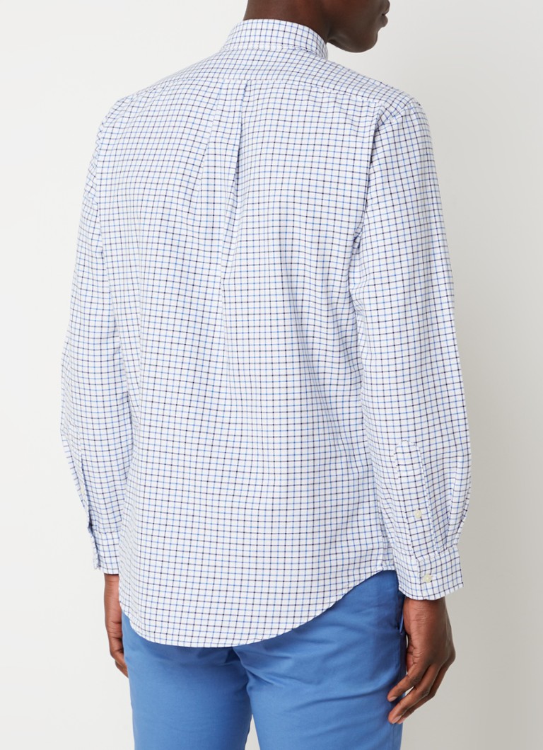 Ralph Lauren Skjorte i normal passform med rutemønster og logobroderi