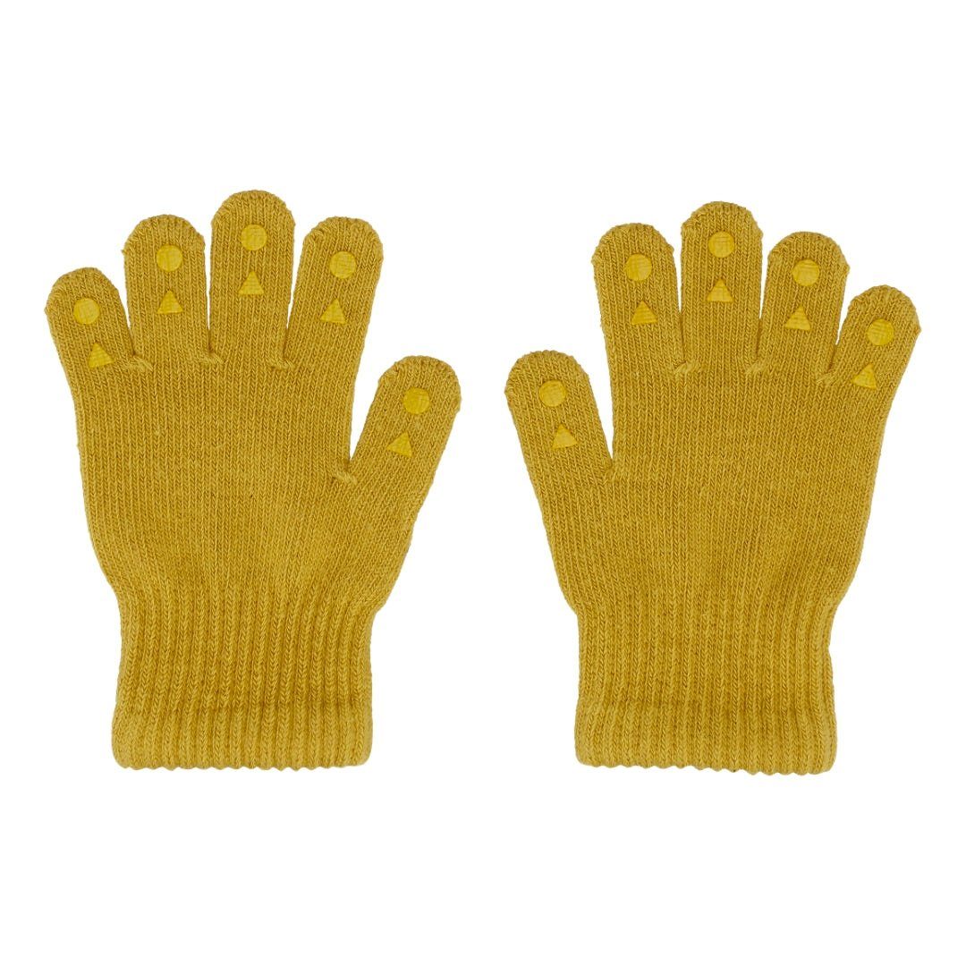 GoBabyGo Strickhandschuhe Fingerhandschuhe für Babys Kleinkinder - mit ABS Noppen Mädchen Jungs