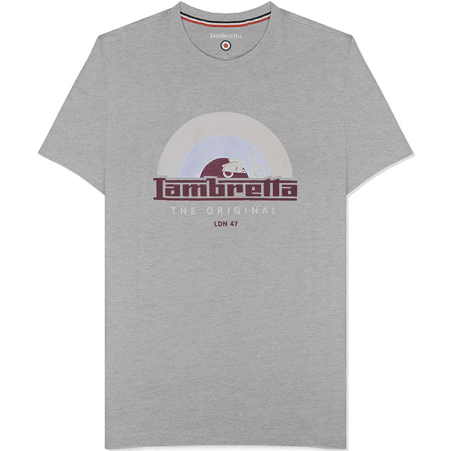Lambretta Record Herren T-Shirt SS0161-GRY MRL