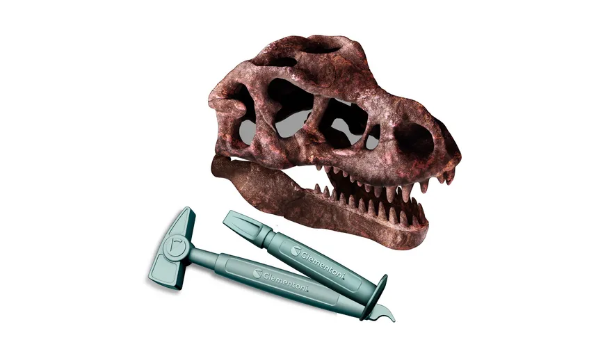 Clementoni - Galileo Ausgrabungs-Set Riesenschädel des T-Rex