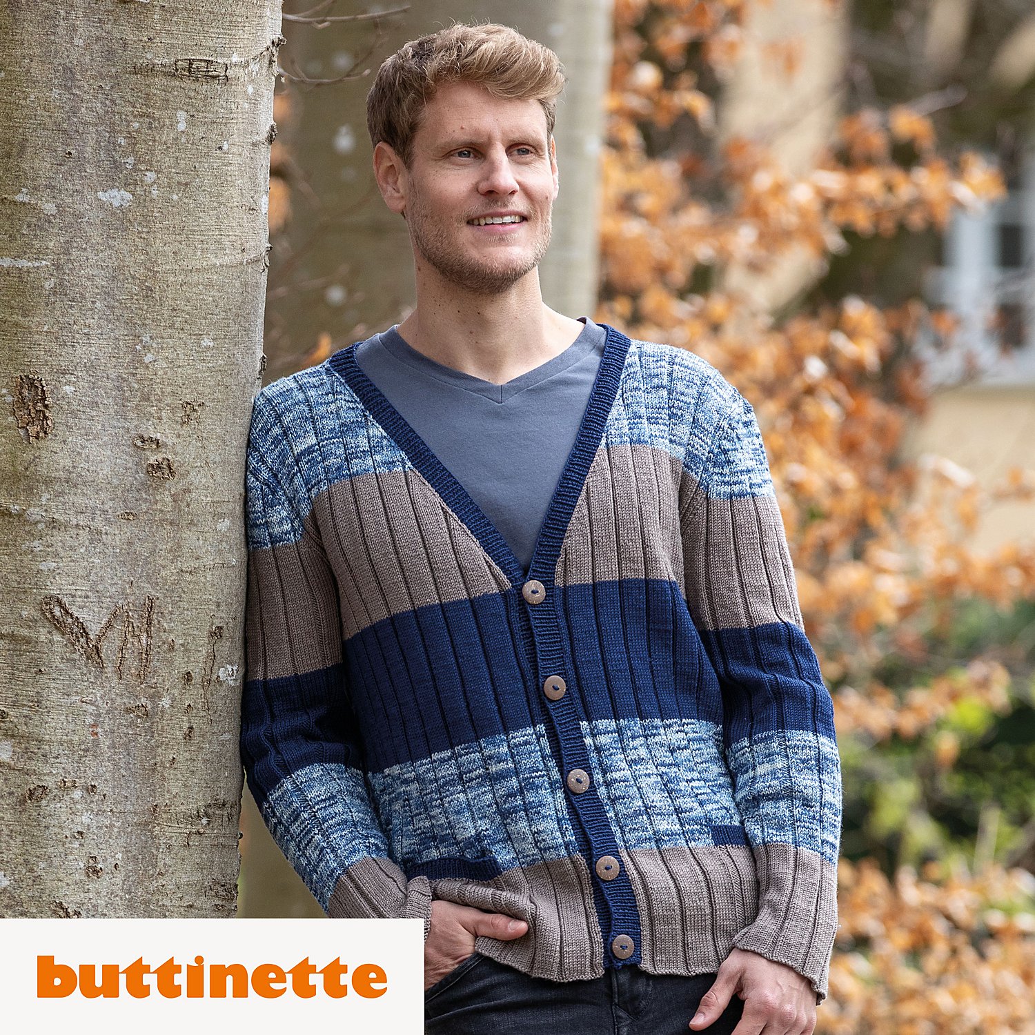 Strickanleitung – Colourblock Cardigan aus Woll Butt Primo Madeleine