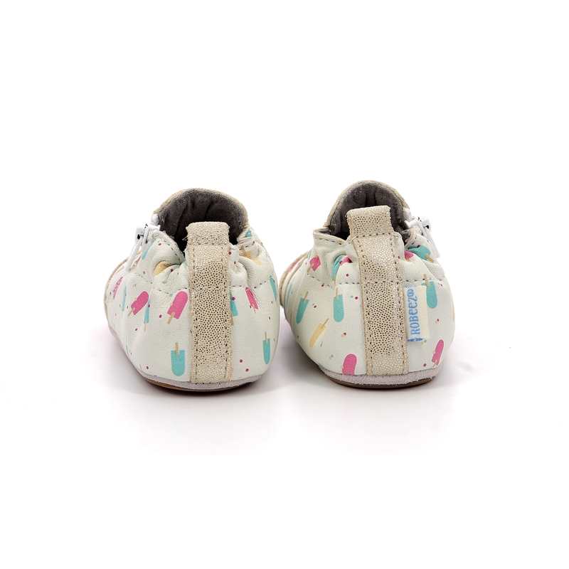 Chaussons cuir Confetti Ice