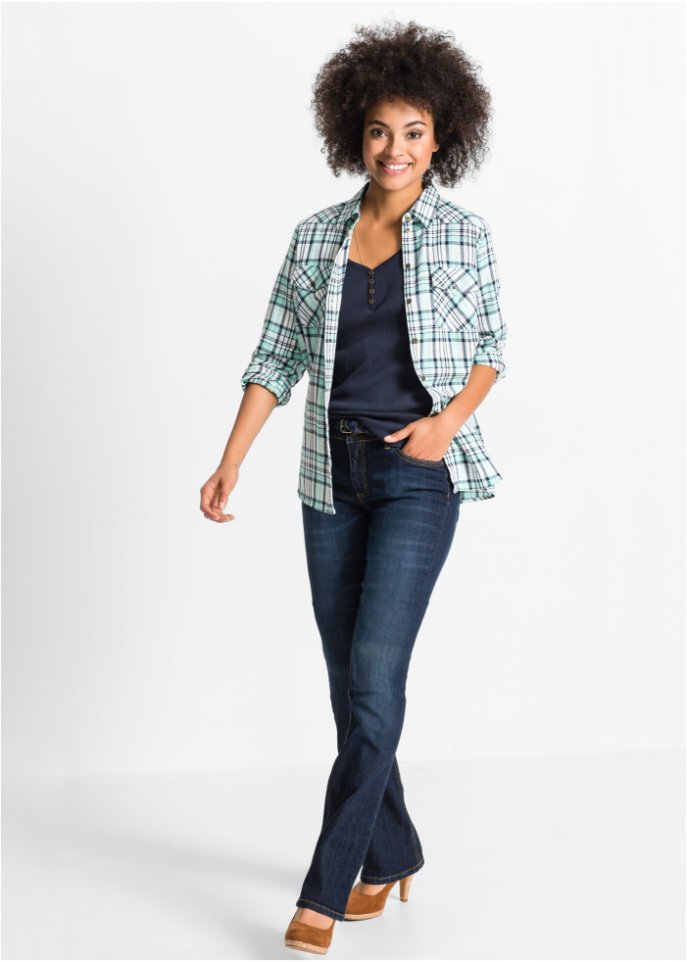 Komfort-Stretch-Jeans, Bootcut