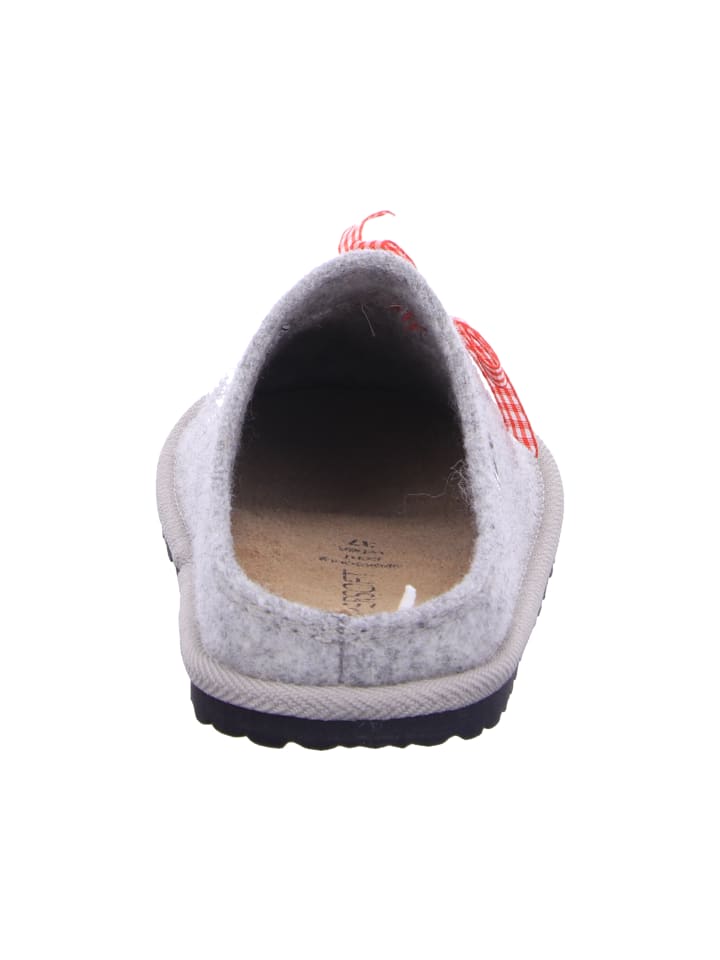 SUPERSOFT Pantoffel in grau günstig kaufen