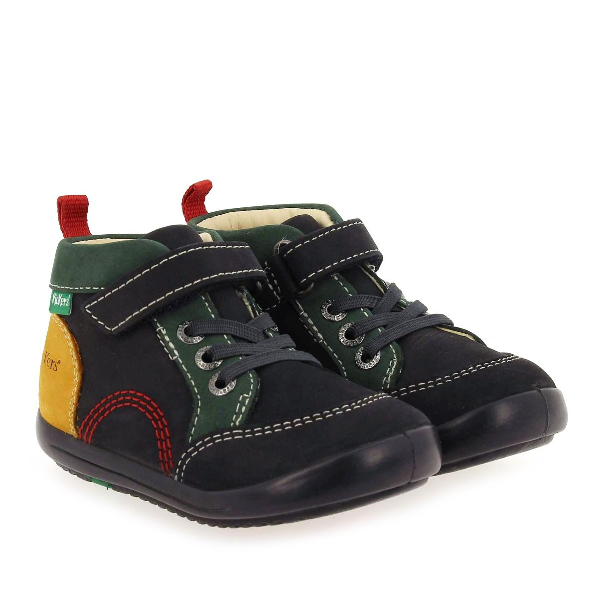 Kickers  KINOE - noir jaune