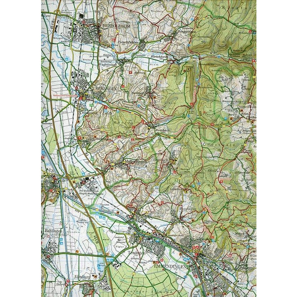 LGL BW 50 000 Freizeit Freiburg im Breisgau / Kaiserstuhl - Wanderkarte
