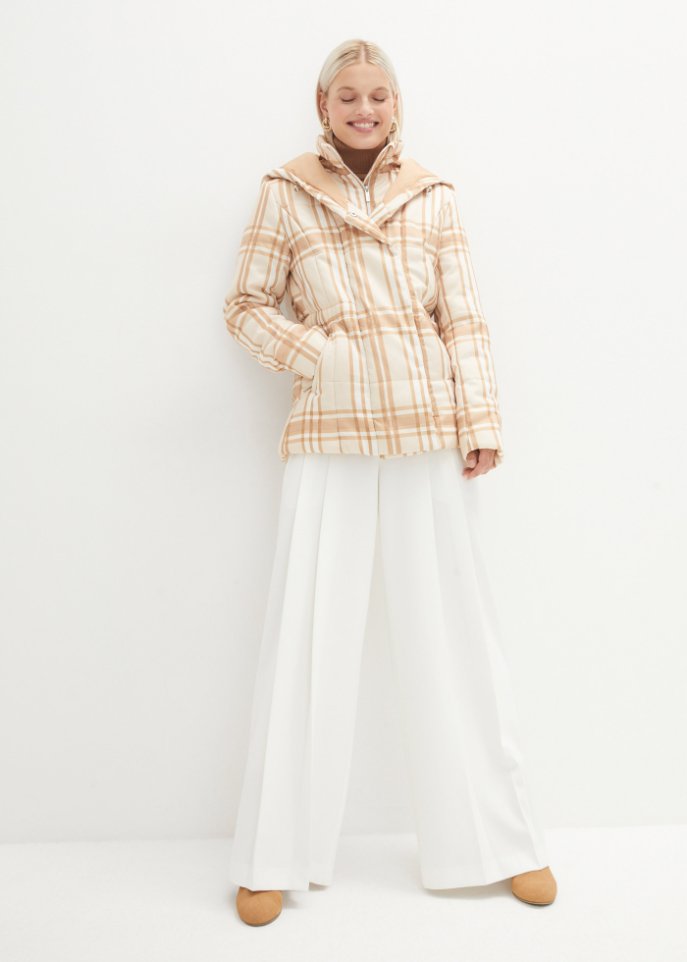 Steppjacke kariert
