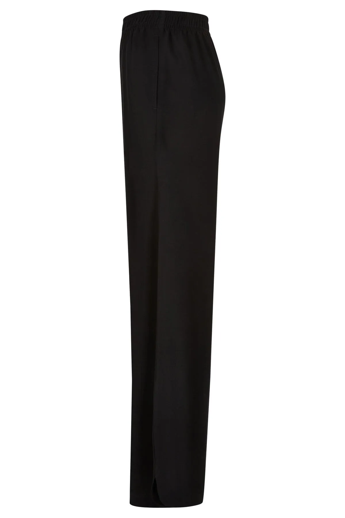 Urban Classics  Damen-Hose aus Viskose mit weitem Bein
