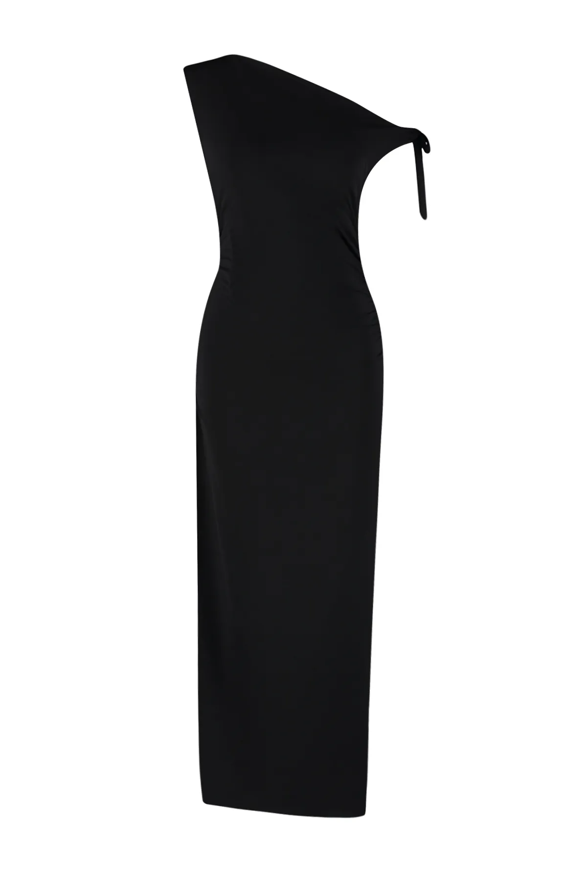 Trendyol Collection  Schwarzes, figurbetontes Maxi-Bleistiftkleid aus Strick in limitierter Auflage TWOSS24EL00563