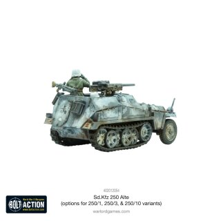 Sd.Kfz 250 (Alte) Half-Track (Options to make 250/1, 250/3 or 250/10 Variants)
