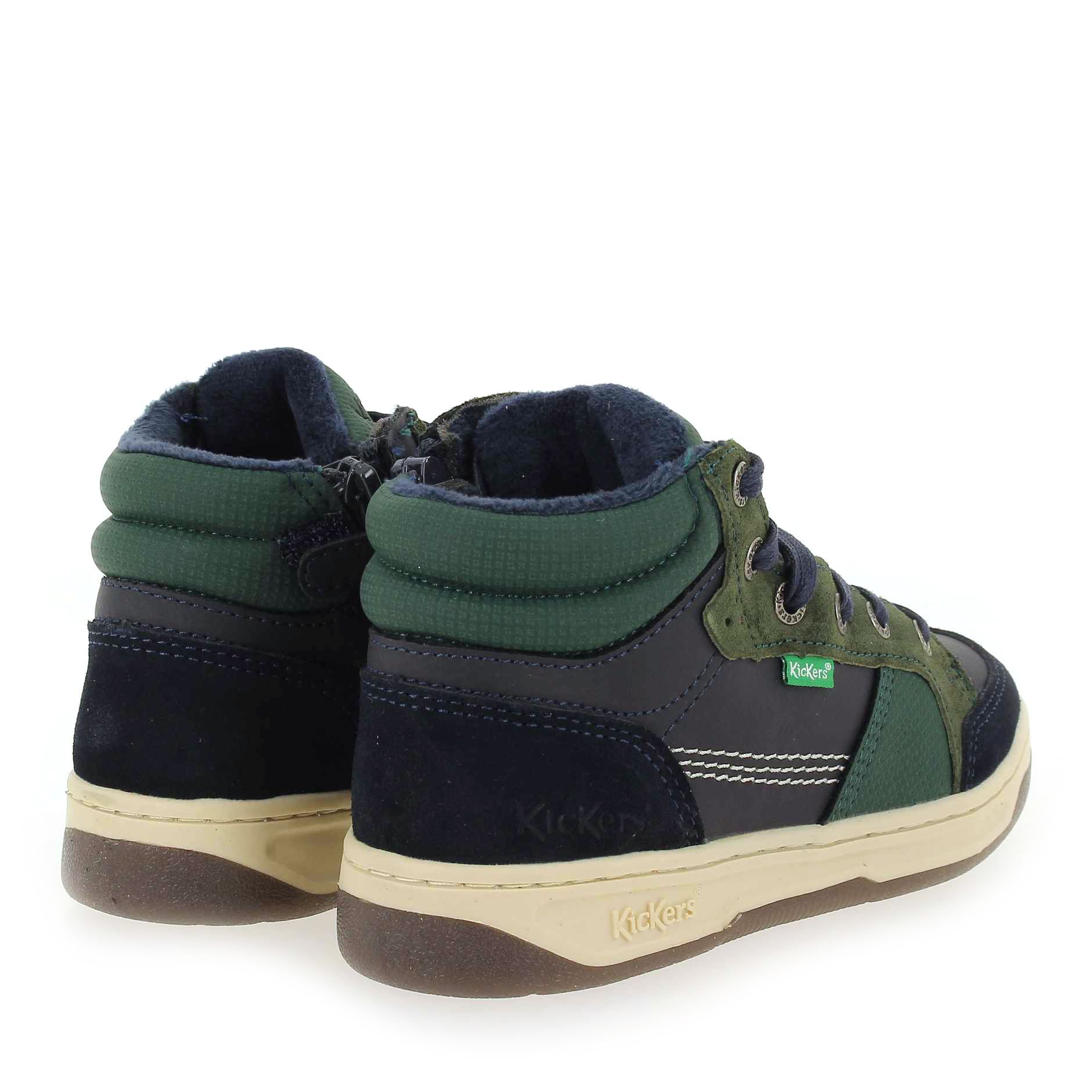 Kickers  KICKOSTA SUEDE - Marine Vert
