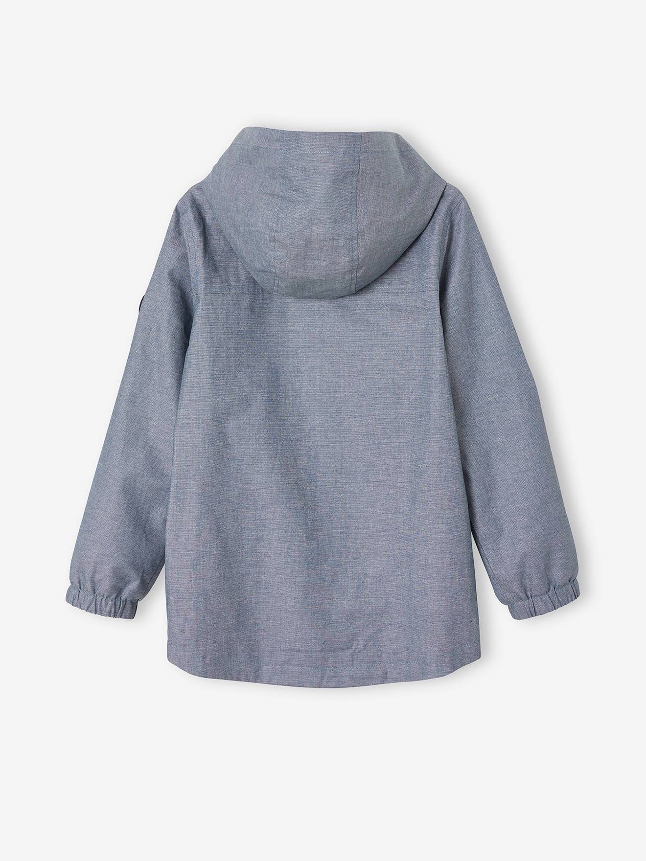 Vertbaudet Jungen Regenjacke - blau chambray