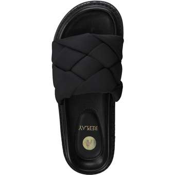 Replay Muddy Braid Pantolette in schwarz