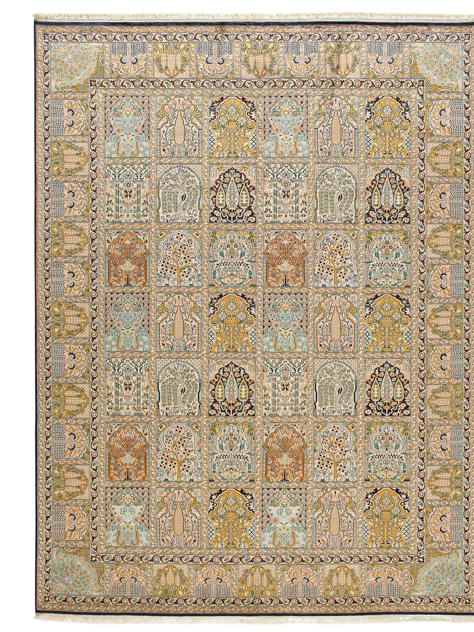 Kaschmir Seide 18/18 ca. 223 x 298 cm, Unikat / Einzelstück