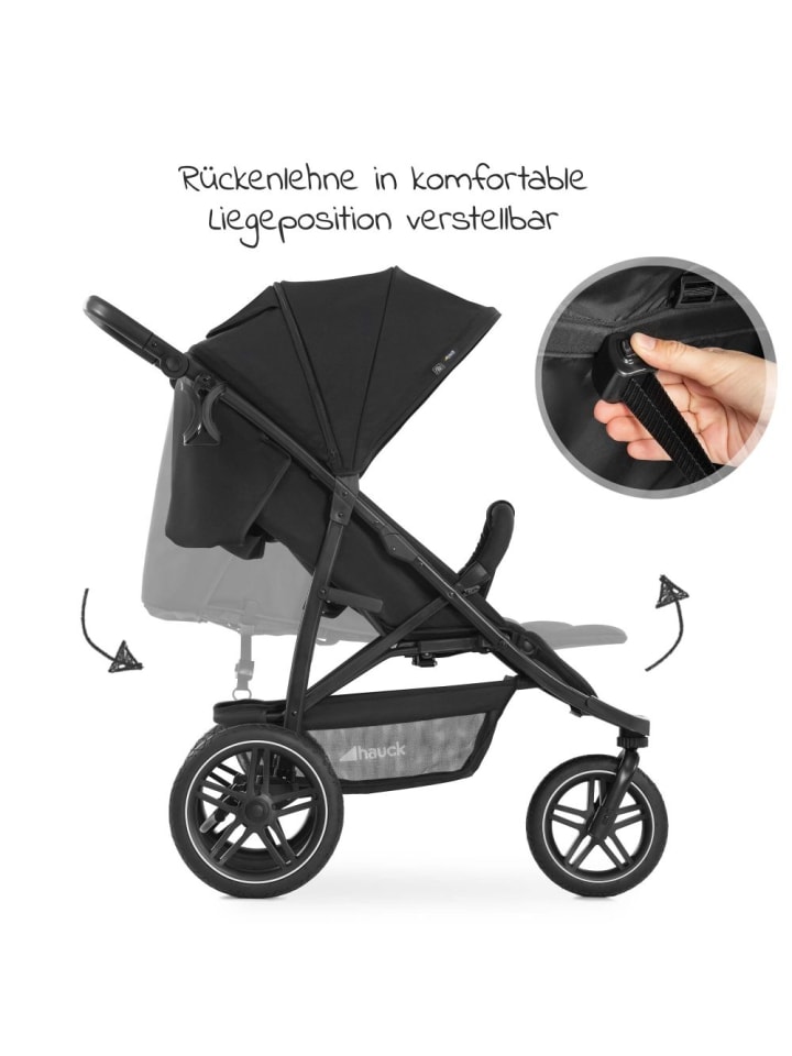Hauck Buggy Rapid 3R (bis 25 kg) - Black in blau,gruen günstig kaufen onesize
