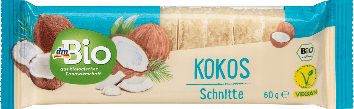Fruchtschnitte, Kokos, 60 g