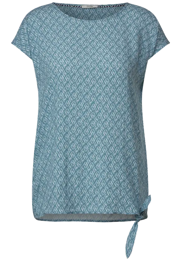 CECIL Bluse mit Knotendetail