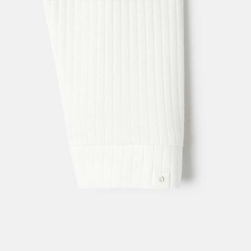 Legging en coton blanc naissance Absorba