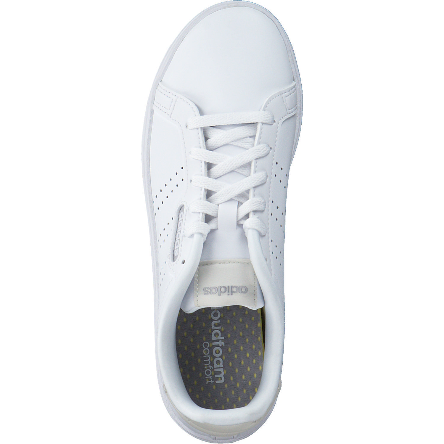 Adidas Core Courtpoint Base, Sneakers Low, Damen, FTWWHT/FTWWHT/ORBGRY