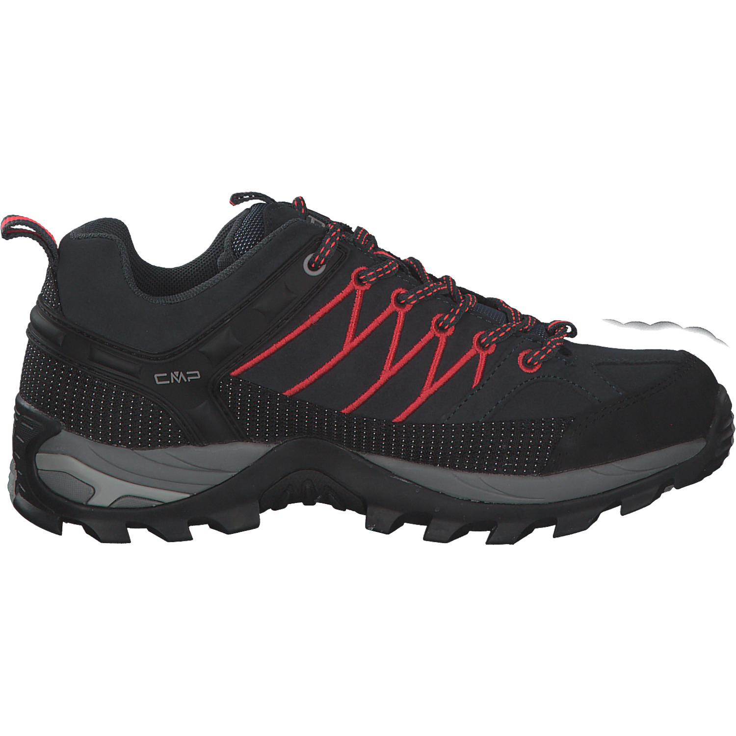 CMP Rigel Low 3Q13246, Trekkingschuhe, Damen, Grau/rot