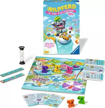 Das Nilpferd in der Achterbahn Kids - Kinderspiel ab 7 Jahren