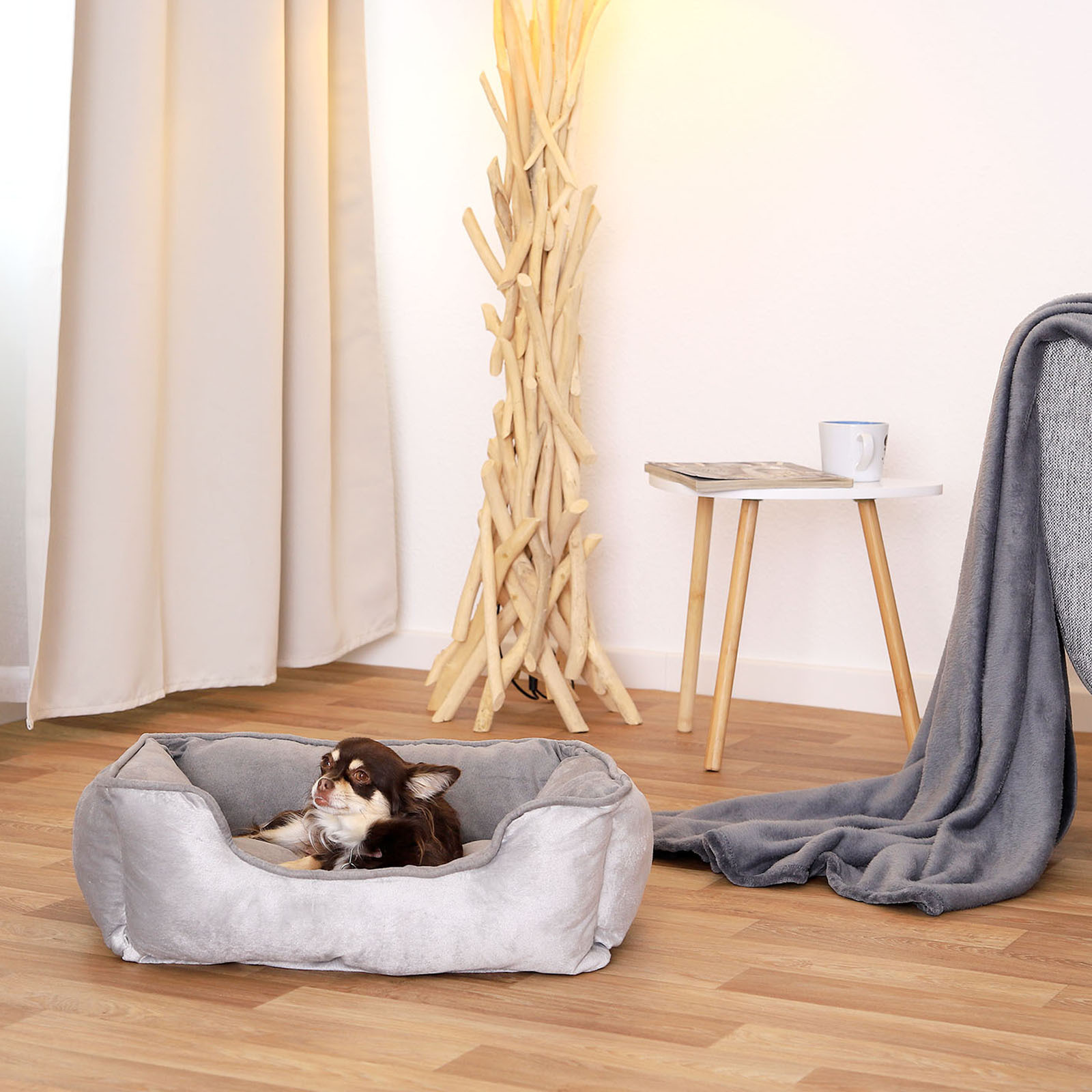 Lionto Hundebetten Lionto 2-in-1 Hundebett Hundekissen S