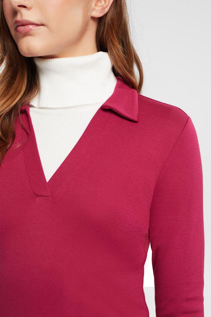 Minikleid mit Polokragen