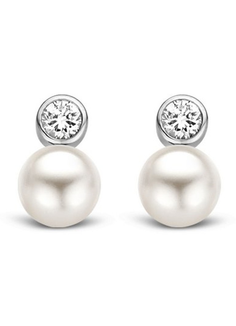 TI SENTO - Milano  Oorstekers van zilver met zirkonia 7590PW