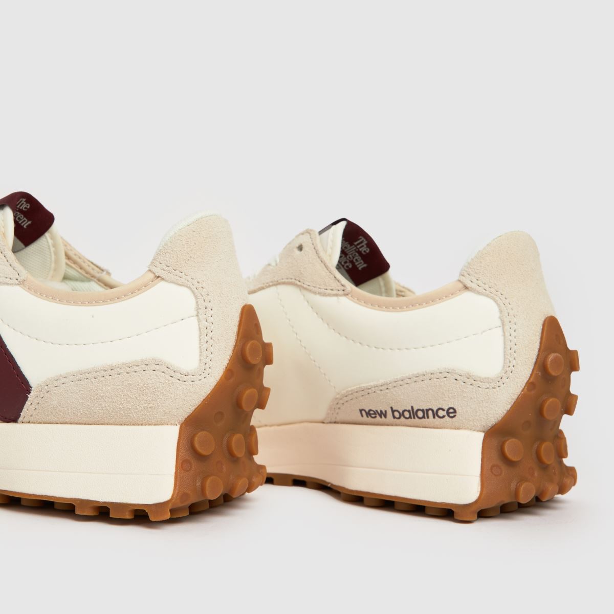 Superge New Balance 327 v beli in bordo barvi