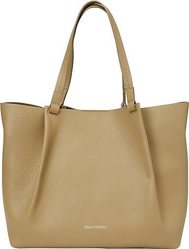 Marc O'Polo Shopper aus genarbtem Rindsleder
