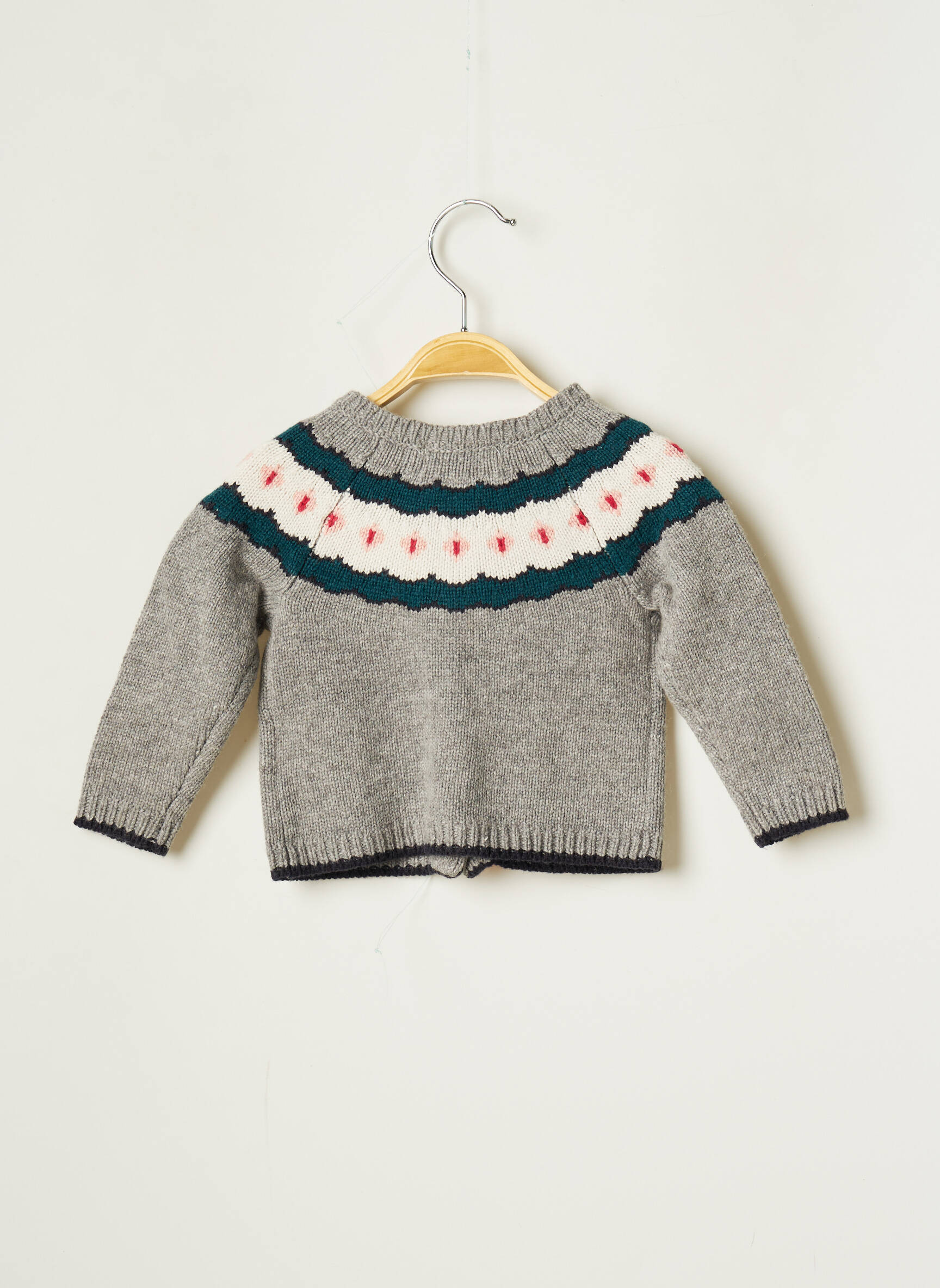 Jean Bourget Cardigans Fille couleur gris