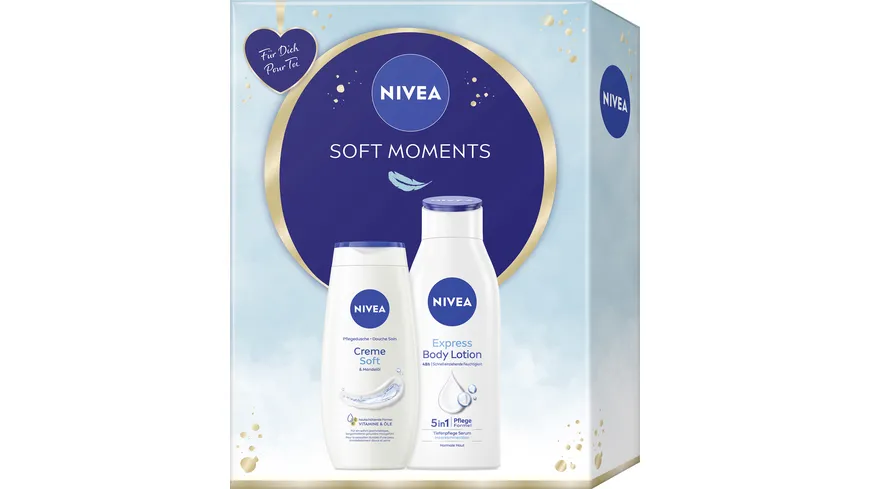 NIVEA Weihnachtsgeschenkpackung Soft Moments