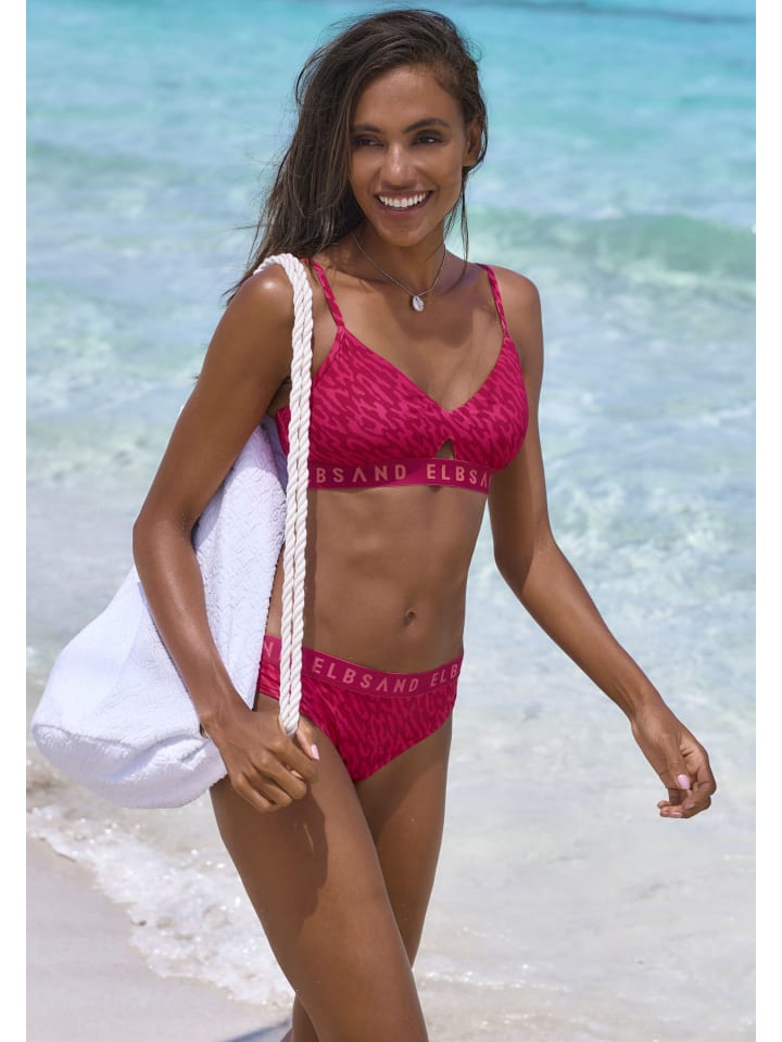 ELBSAND Bustier-Bikini in hummer bedruckt günstig kaufen
