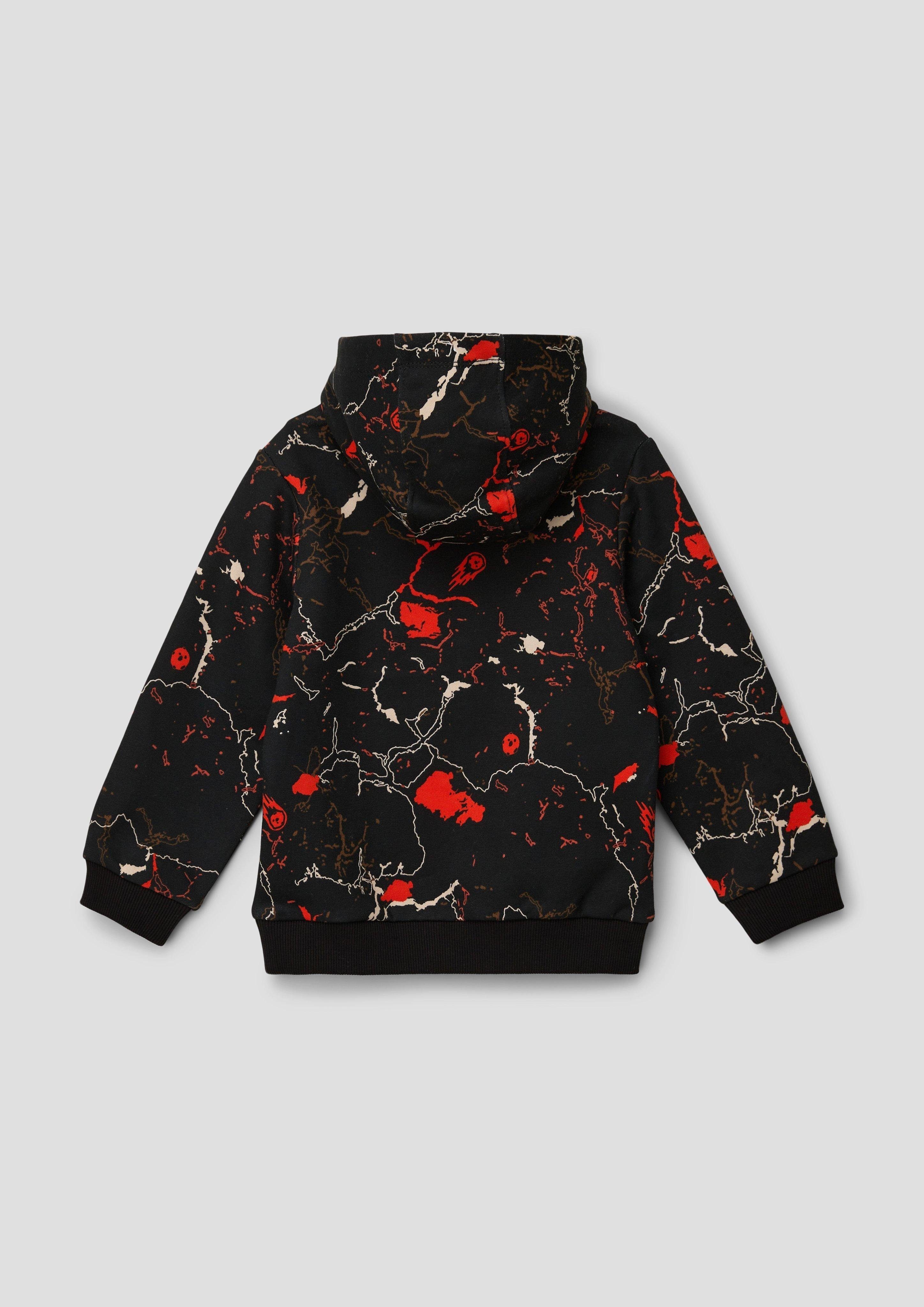 s.Oliver Sweatshirt Sweatshirt mit weicher Innenseite