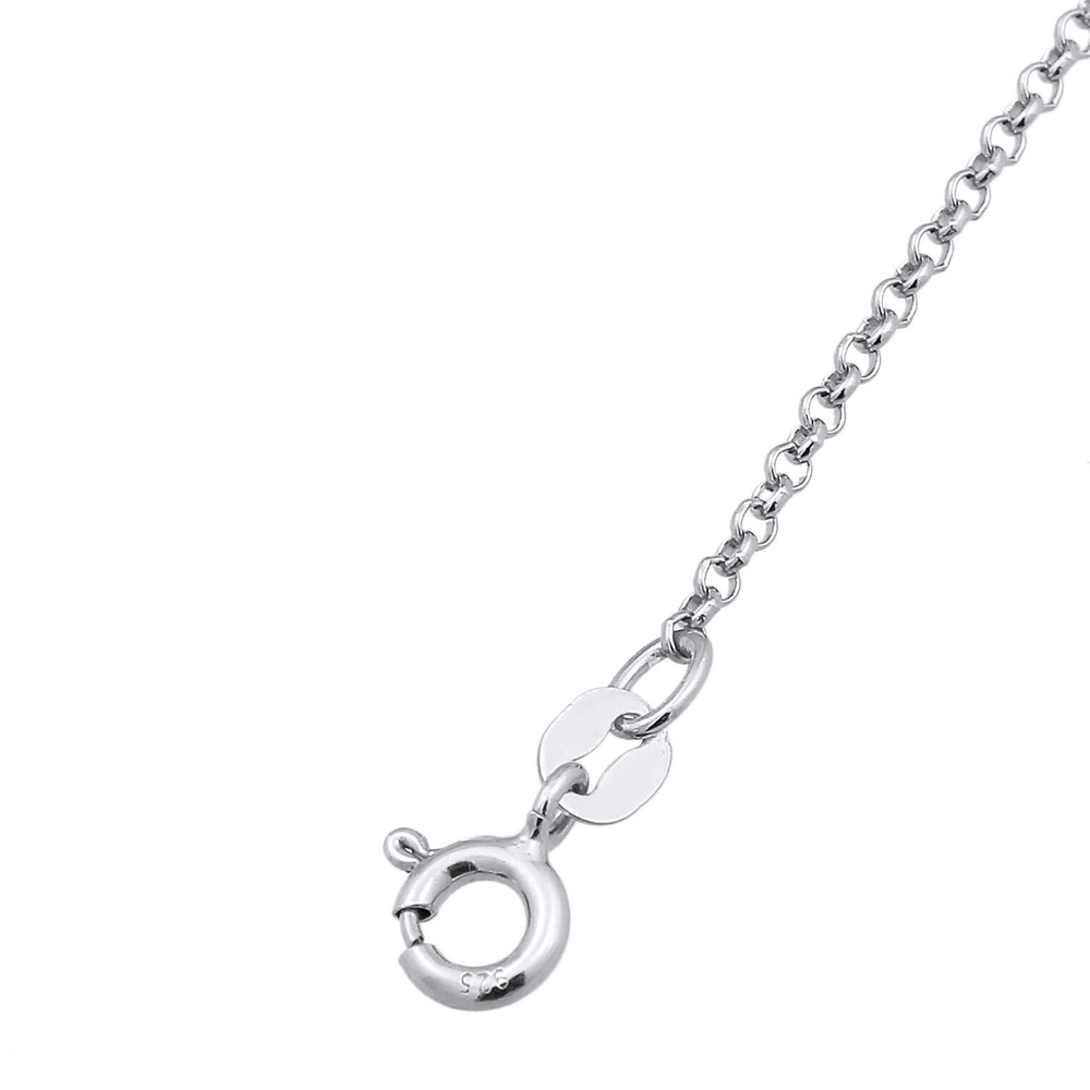 Elli Elli Bracelet Enfants pendentif demi-lune symbole astro en argent sterling 925 Bracelet