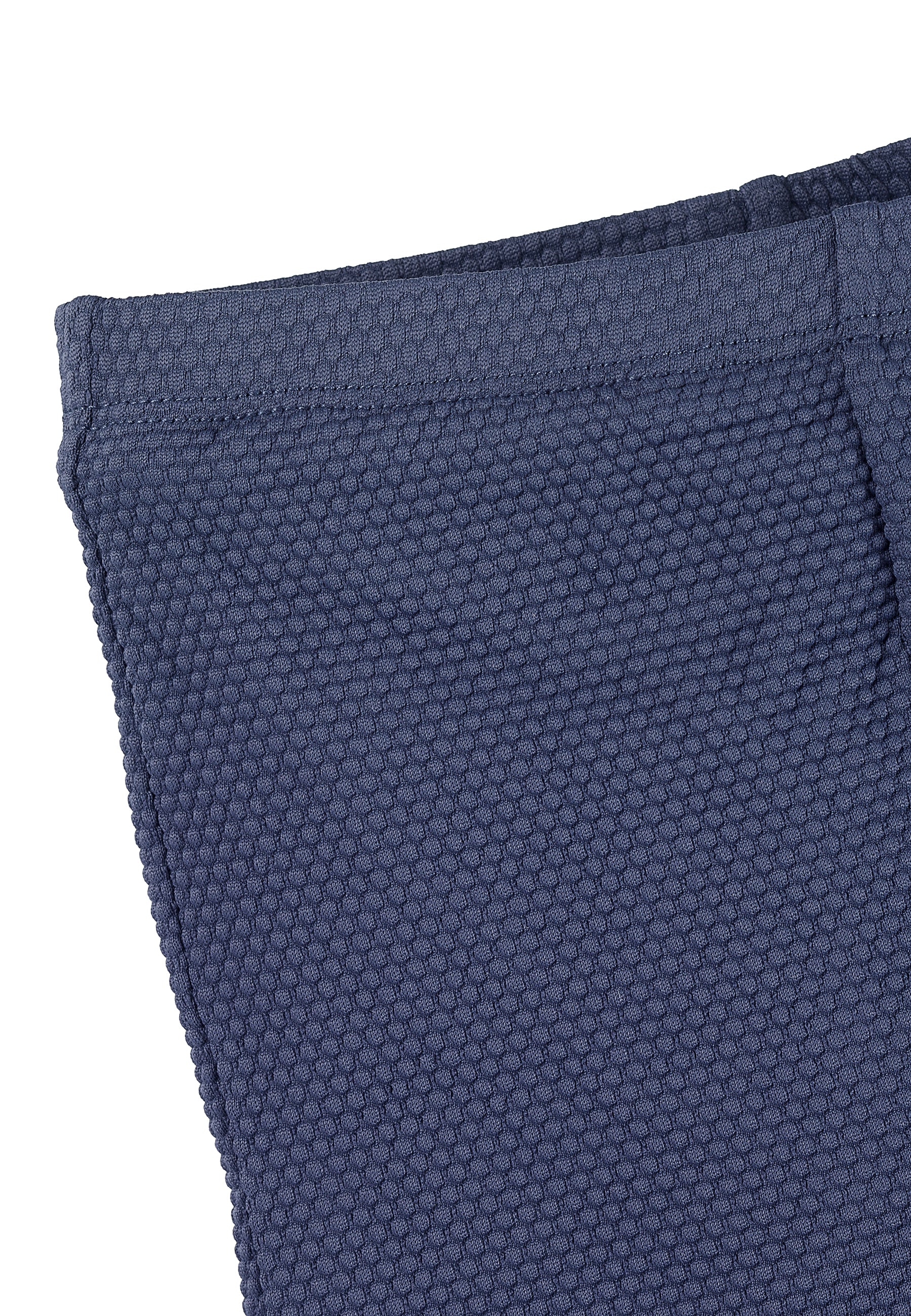 Leggings aus Strukturmaterial in blau