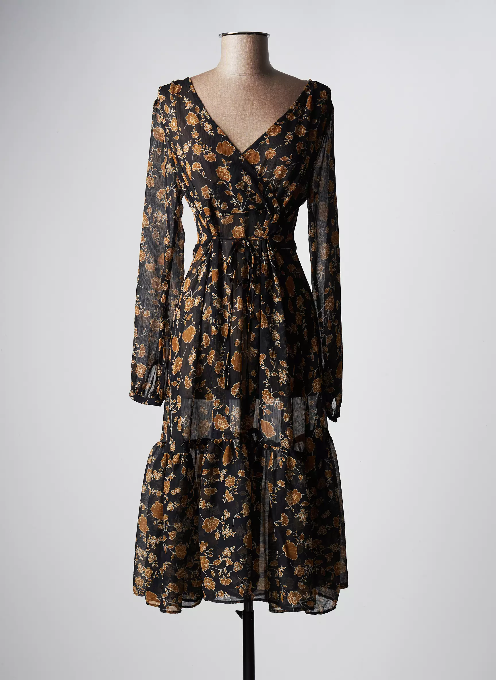 Les P Tites Bombes Robes Mi Longues Femme couleur noir