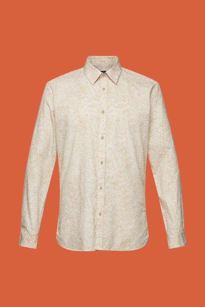 Gemustertes Hemd, 100 % Baumwolle