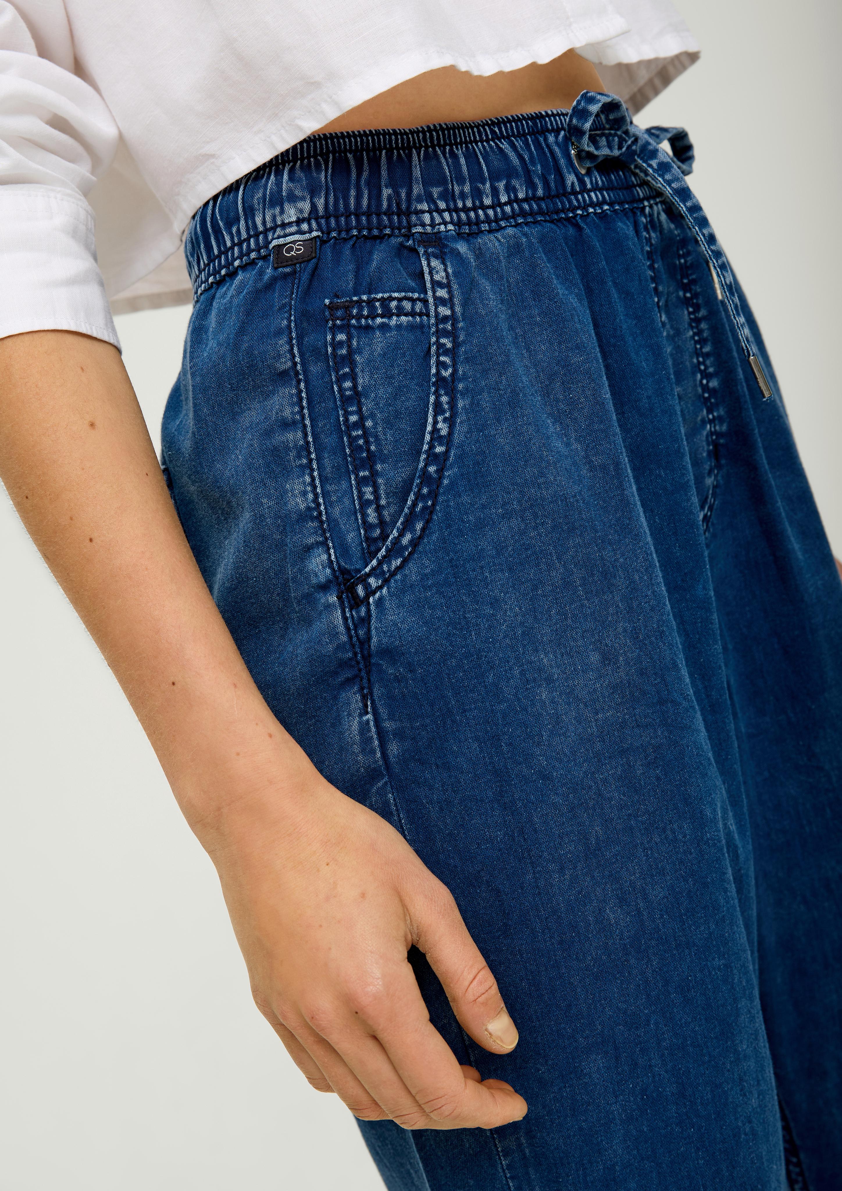 Ankle-Jeans / Relaxed Fit / High Rise / Semi Wide Leg  2131224-59Y2