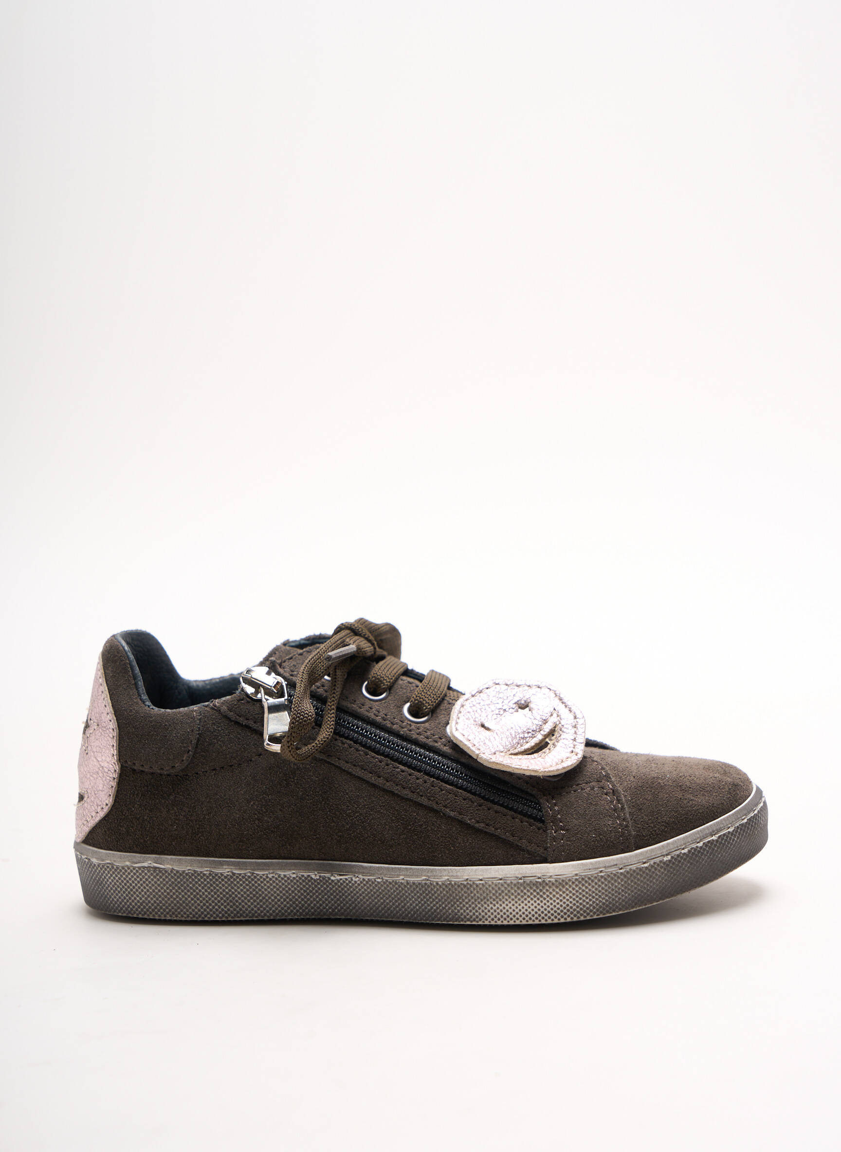 Reqins Baskets Fille couleur vert