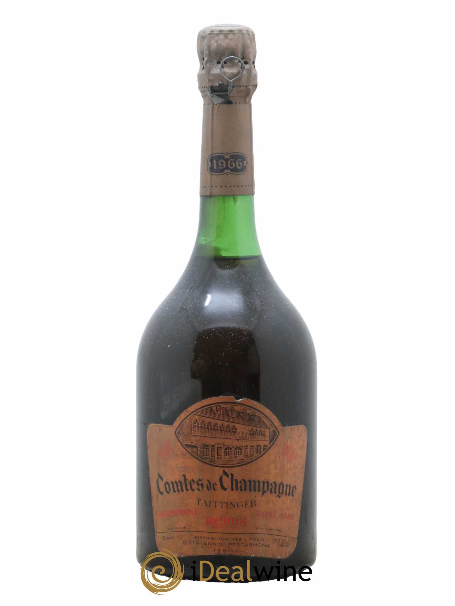 Comtes de Champagne Rosé Grand Cru Taittinger  1966 - Lot de 1 Bouteille