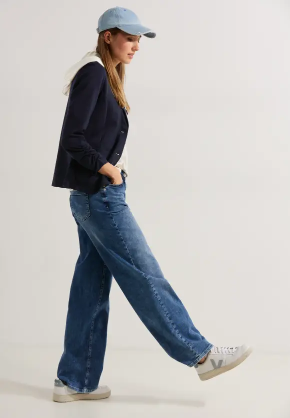 CECIL Sweatblazer mit Raffung