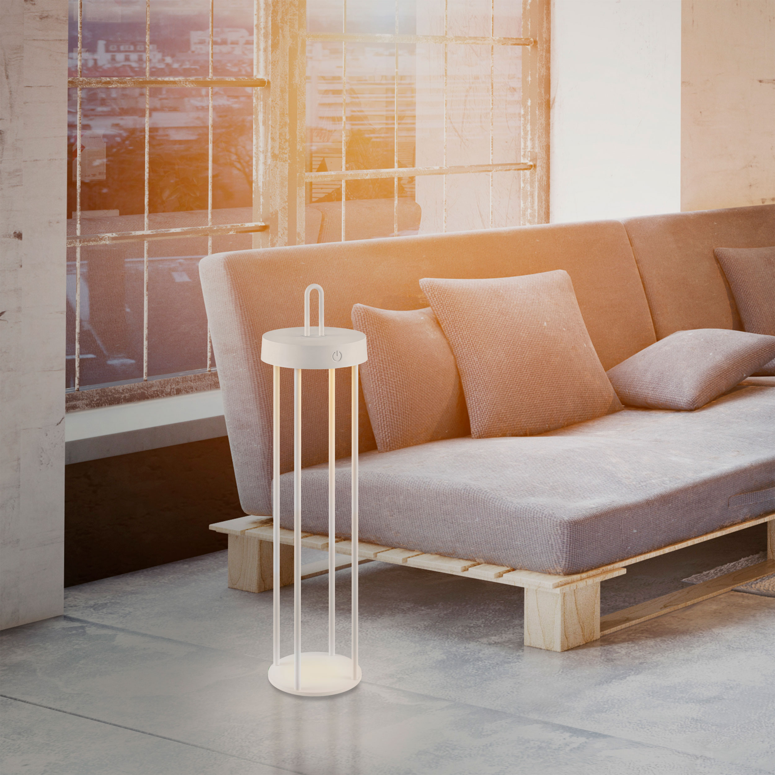 JUST LIGHT.LED-Akku-Tischleuchte 1flg