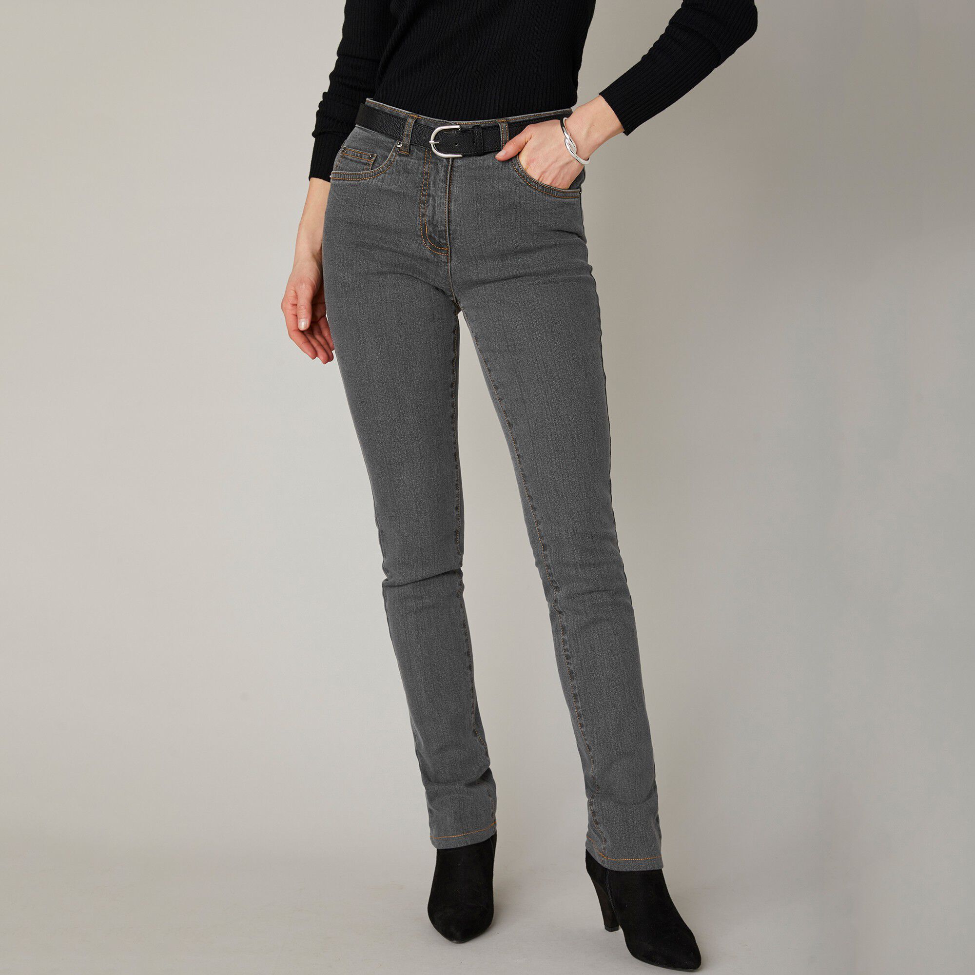 Jean coupe droite stretch