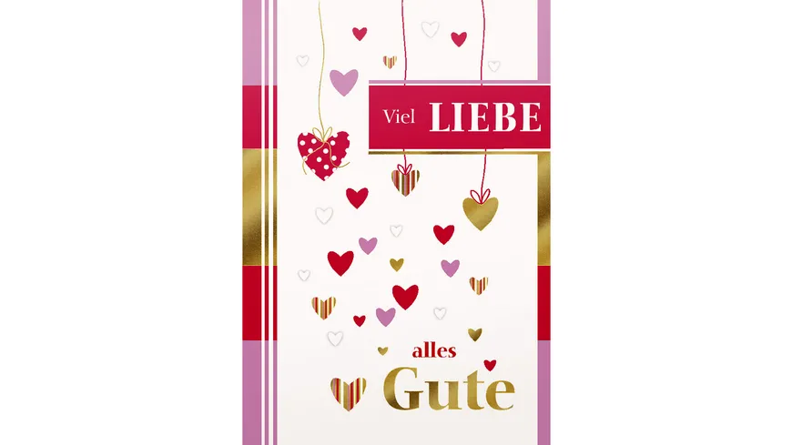 Glückwunschkarten mit Allgemeinmotiven im 5er Pack sortiert