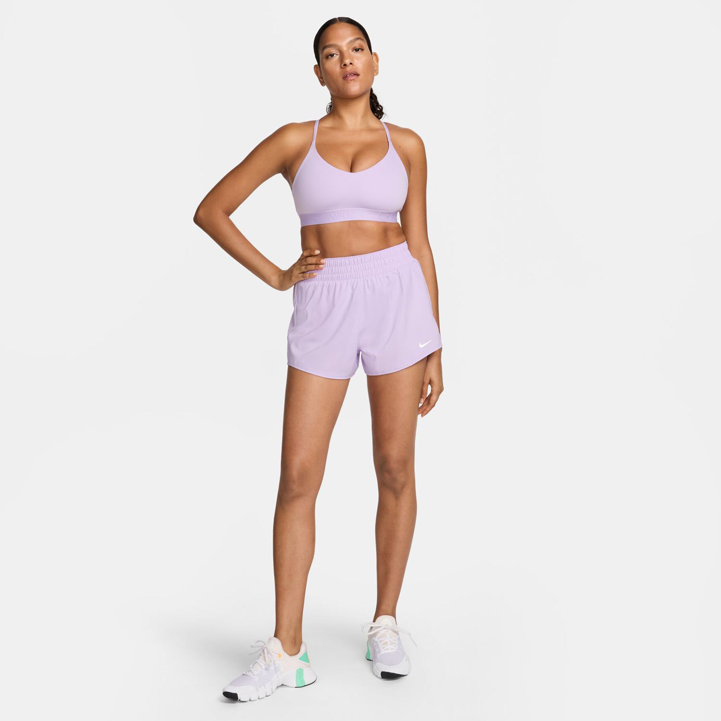 Dri-Fit Indy Padded Sport-BH Damen - Lila