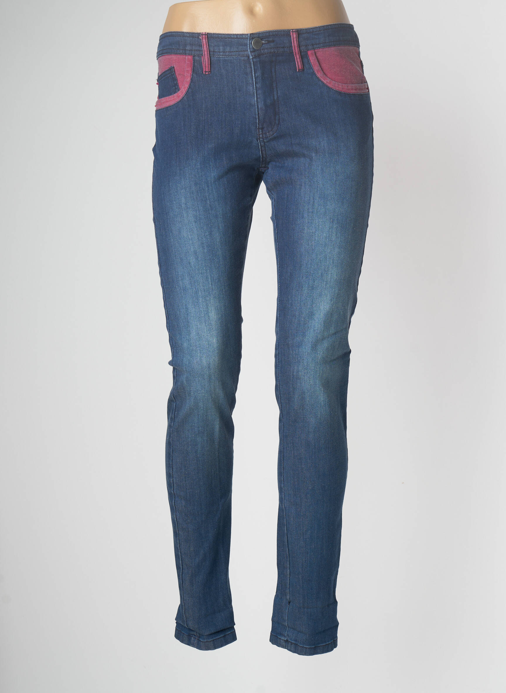 Mado Et Les Autres Jeans Coupe Slim Femme couleur bleu