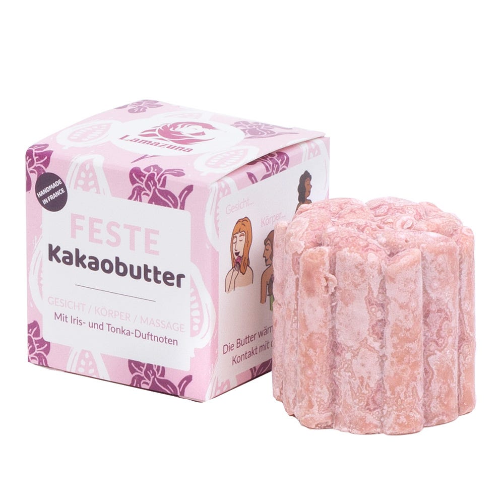 Lamazuna Feste pinke Kakaobutter 50 g