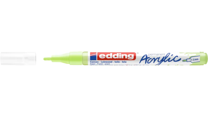 edding Acrylmarker 5300 fein pastellgrün pastellgrün